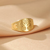 Bague Arbre de Vie Ajustable – Bien-être et Connexion - Biloria