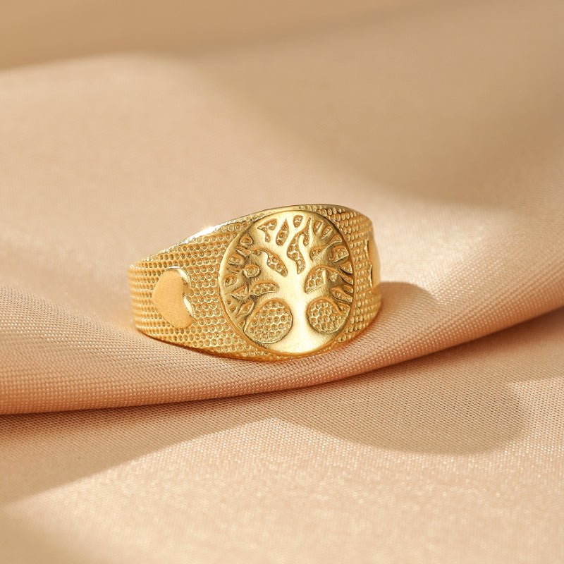 Bague Arbre de Vie Ajustable – Bien-être et Connexion - Biloria