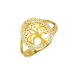 Bague Arbre de Vie Ajustable – Symbole de Nature et Lumière - Biloria