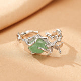 Bague Aventurine Fleur Sauvage – Bijou Argent Tendance Bureau - Biloria