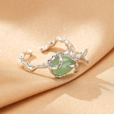Bague Aventurine Fleur Sauvage – Bijou Argent Tendance Bureau - Biloria