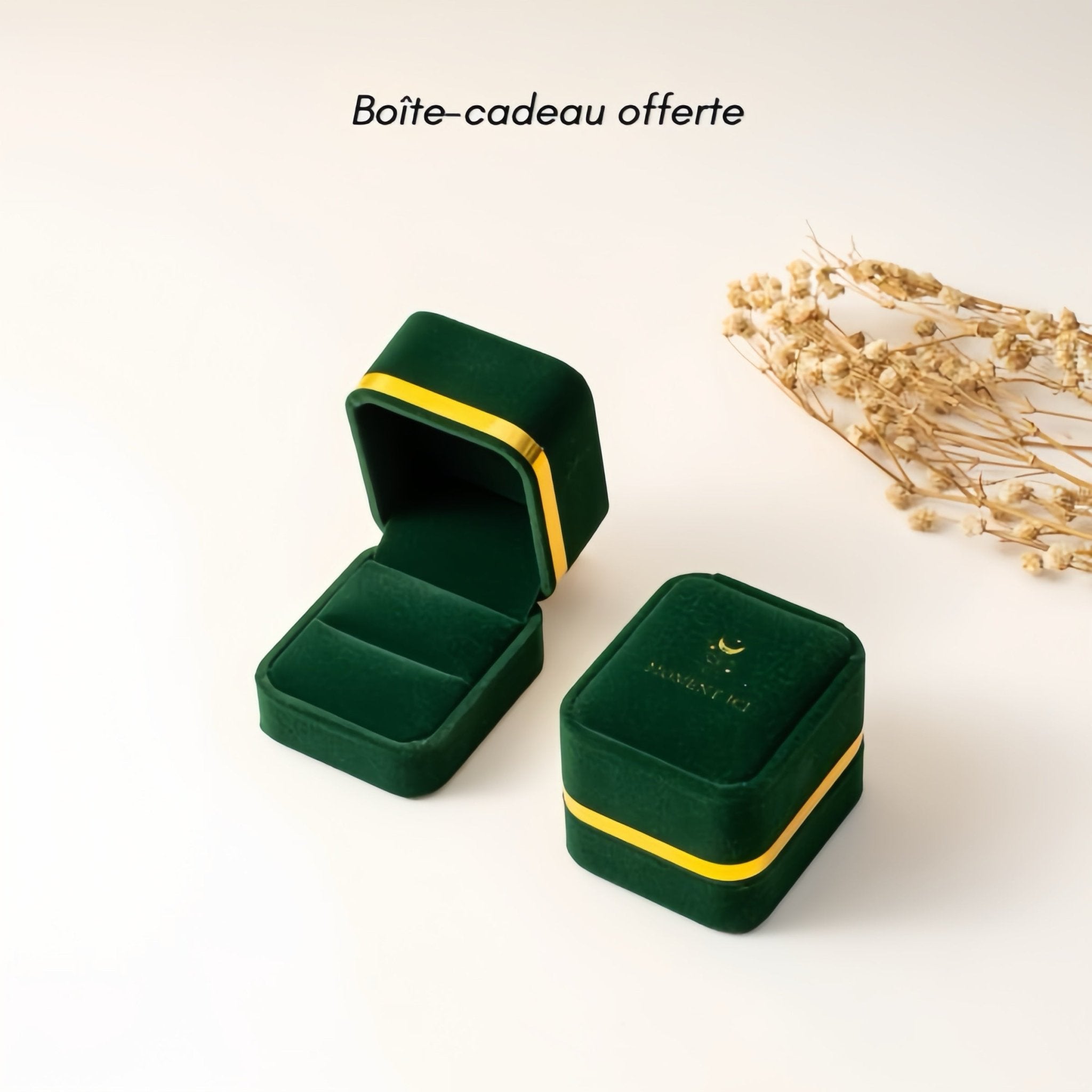 Bague Couple Argent Six Mantras Sacrés Ajustable - Biloria