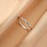 Bague Couple Cœur Entrelacé Argent 925 Ajustable - Biloria