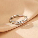 Bague Couple Pierre de Lune Argent 925 – Lien Éternel - Biloria