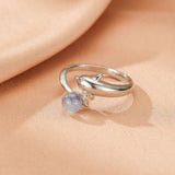 Bague Dauphin Labradorite Perle – Bijou Spirituel - Biloria