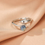 Bague Dauphin Labradorite Perle – Bijou Spirituel - Biloria
