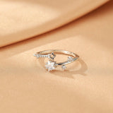 Bague Enfant Étoile Ajustable Argent S925 – Bijou Mère Fille - Biloria