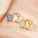 Bague Labradorite Aura Sombre – Bijou Argent Protection - Biloria