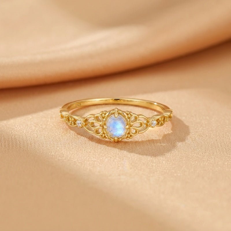 Bague Labradorite Bouclier d'Ombre - Protection Mystique - Biloria