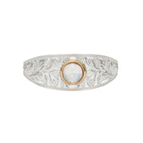 Bague Labradorite Feuillage Céleste Argent – Bijou Artisanal - Biloria