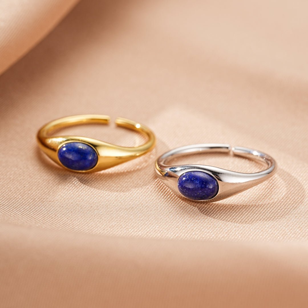 Bague Lapis Lazuli – Pierre de Sagesse, Argent 925 - Biloria