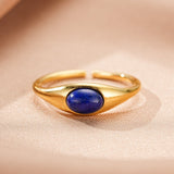 Bague Lapis Lazuli – Pierre de Sagesse, Argent 925 - Biloria