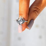 Bague Lotus Le Renouveau en Argent S925 avec Zircon - Biloria