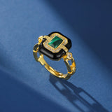 Bague Malachite Onyx Confiance Déco Bureau Tendance - Biloria