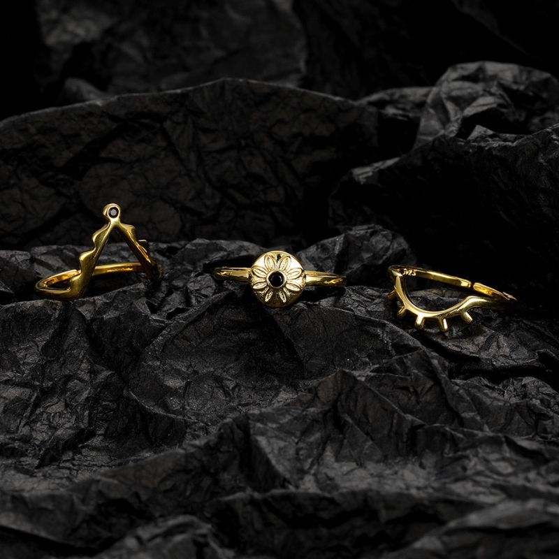 Bague Mauvais Œil Triptyque – Protection et Chance - Biloria