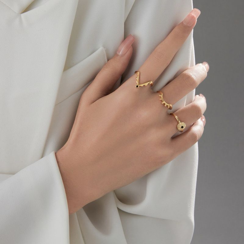 Bague Mauvais Œil Triptyque – Protection et Chance - Biloria