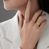 Bague Mauvais Œil Triptyque – Protection et Chance - Biloria