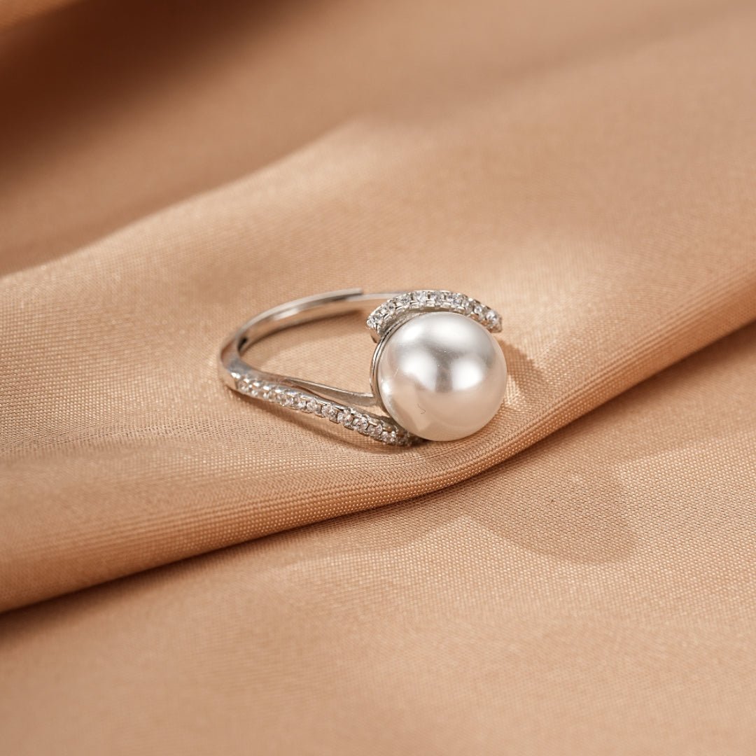 Bague Perle de Culture Argent 925 Taille Ajustable - Biloria