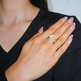 Bague Pierre de Lune Ajustable – Argent S925, Bijou Déco Bureau - Biloria