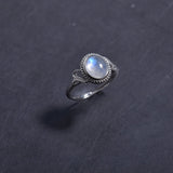 Bague Pierre de Lune Ajustable – Porte-Bonheur Lunaire - Biloria