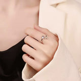 Bague Pierre de Lune Argent 925 Taille Ajustable - Biloria