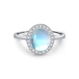 Bague Pierre de Lune Argent S925 Cadeau Féminin - Biloria