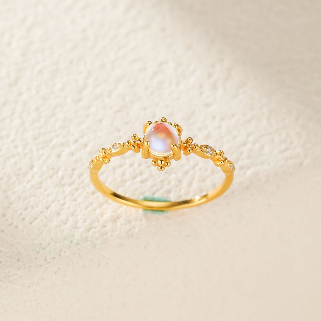 Bague Pierre de Lune en Argent ou Or - Bien-être Spirituel - Biloria