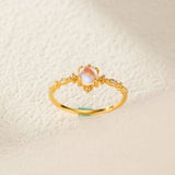 Bague Pierre de Lune en Argent ou Or - Bien-être Spirituel - Biloria
