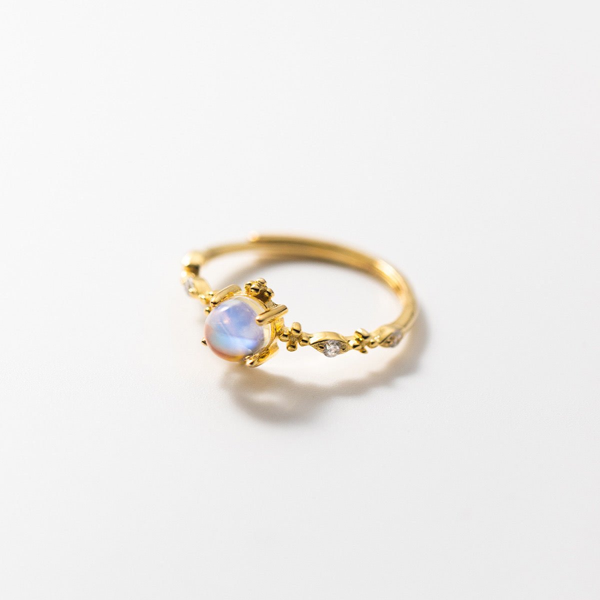 Bague Pierre de Lune en Argent ou Or - Bien-être Spirituel - Biloria