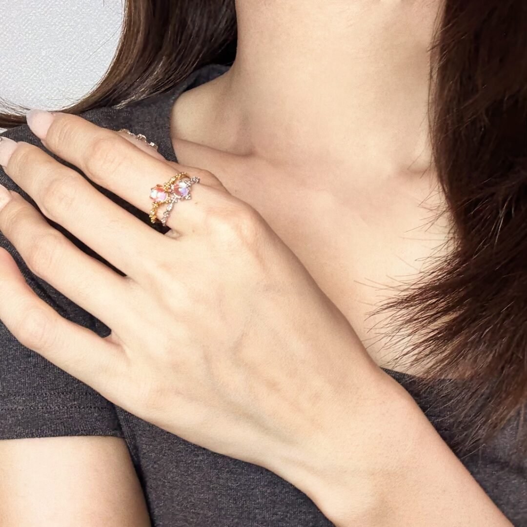 Bague Pierre de Lune en Argent ou Or - Bien-être Spirituel - Biloria