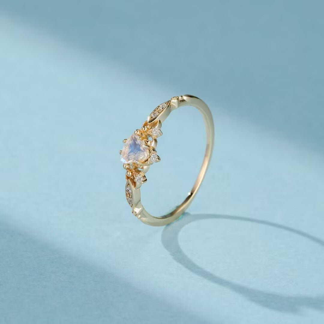 Bague Pierre de Lune Féérie Royale - Bijou Cadeau Femme - Biloria