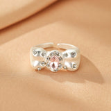 Bague Ruban Étoilé Enfant Argent – Bijou Ajustable Zircon - Biloria