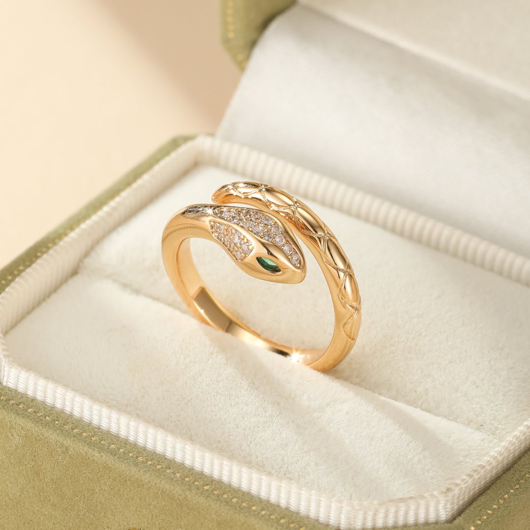 Bague Serpent Aura Divine Bijou Puissant - Biloria