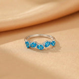 Bague Topaze Ajustable Argent S925 - Bien-être Émotionnel - Biloria