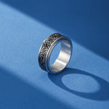 Bague Tournante Triquetra Acier Inoxydable Équilibre Celtique - Biloria