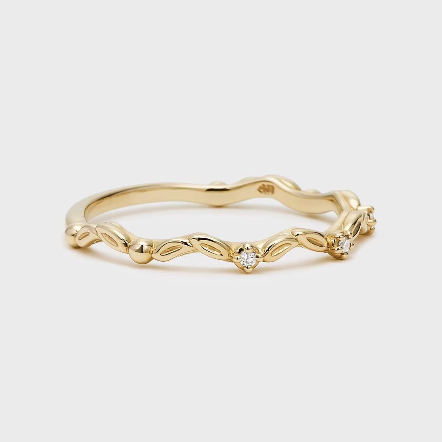 Bague Trio Aigue Marine Perle Zircon Sérénité - Biloria