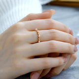 Bague Trio Aigue Marine Perle Zircon Sérénité - Biloria