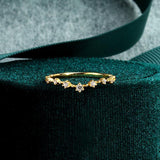 Bague Zircon Septentrion | Argent Plaqué Or - Biloria