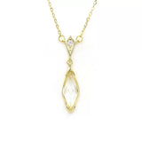 Besoin d'une lumière douce au quotidien ? Collier Cristal de Roche - Biloria