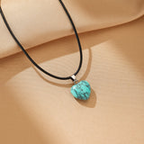 Bijou de Méditation Collier Turquoise Cœur Protecteur - Biloria