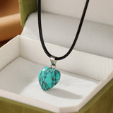 Bijou de Méditation Collier Turquoise Cœur Protecteur - Biloria