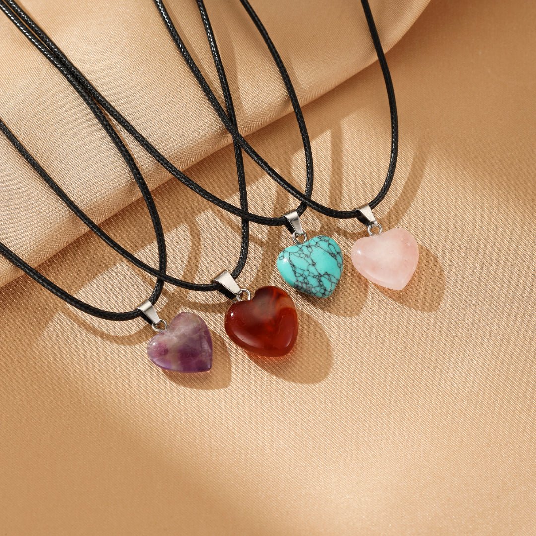 Bijou de Méditation Collier Turquoise Cœur Protecteur - Biloria