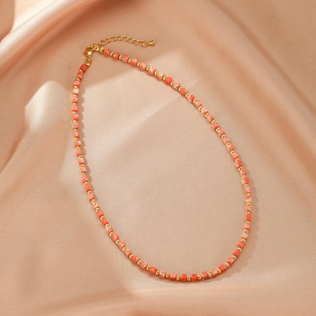 Bijou Jaspe Rouge et Vert - Ancre et Harmonie - Biloria