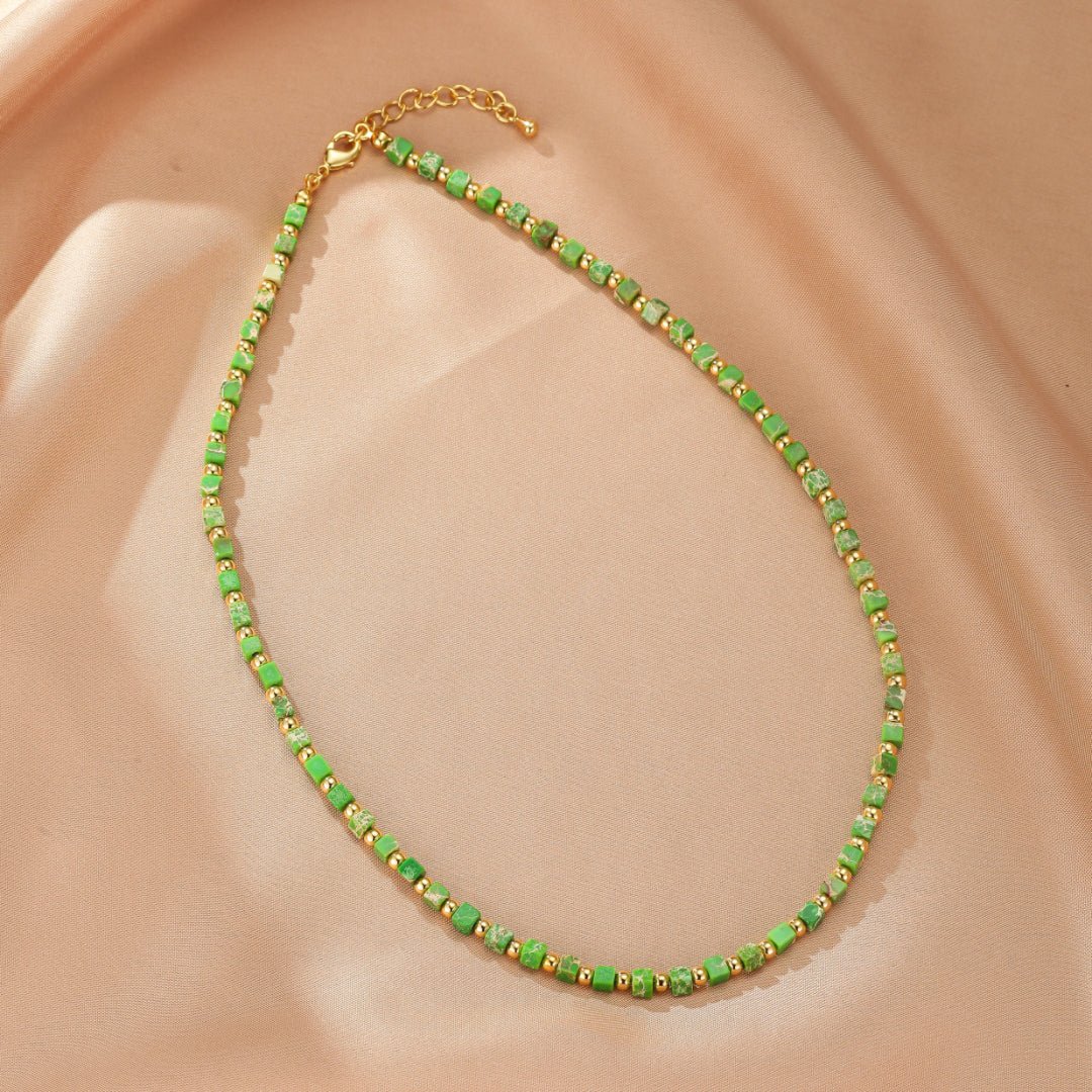Bijou Jaspe Rouge et Vert - Ancre et Harmonie - Biloria