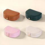 Boîte à Bijoux en Cuir Coffret Nomade Rangement Velouté - Biloria