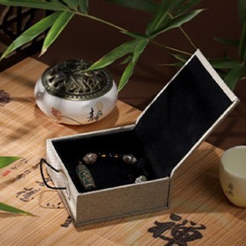 Boîte Cadeau Lin Beige pour Bijoux – 5 Tailles - Biloria