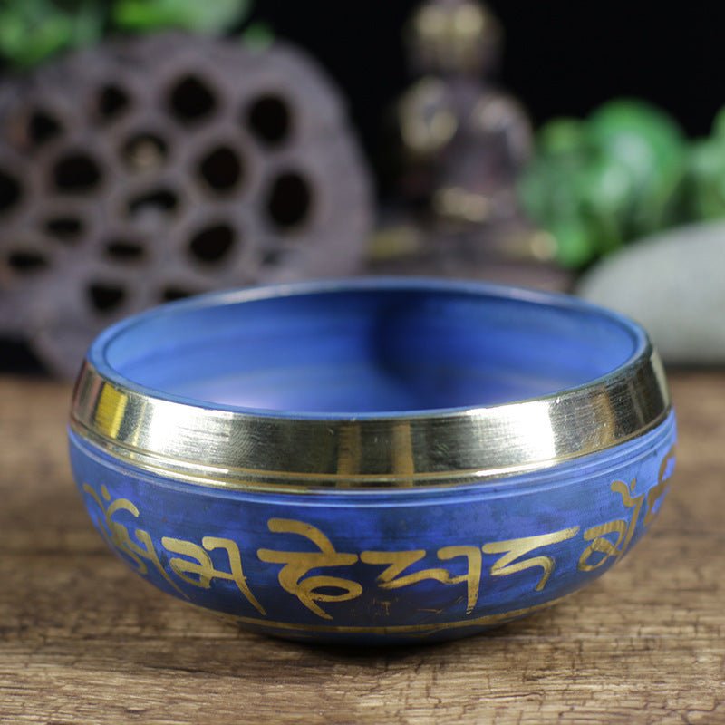 Bol Chantant Tibétain avec Mantras pour Méditation et Guérison - Biloria