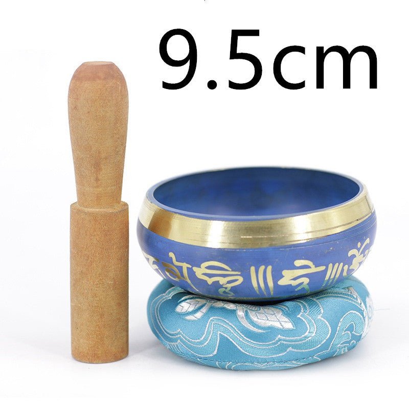 Bol Chantant Tibétain Bleuet avec Mantras - Biloria
