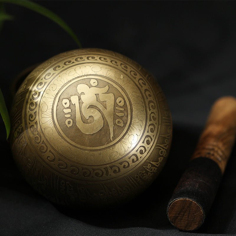 Bol Chantant Tibétain Laiton Mantra Muse Méditation - Biloria