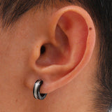 Boucle d'Oreille Homme Acier Inoxydable - Biloria